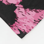 Nahtloses Muster aus Leopard Fleecedecke (Ecke)