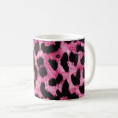 Nahtloses Muster aus Leopard Kaffeetasse (VorderseiteRechts)