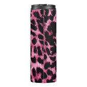 Nahtloses Muster aus Leopard Thermosbecher (Rückseite)