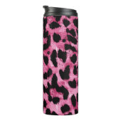 Nahtloses Muster aus Leopard Thermosbecher (Nach rechts gedreht)
