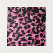 Nahtloses Muster aus Leopard Wandteppich (Vorderseite (Horizontal))
