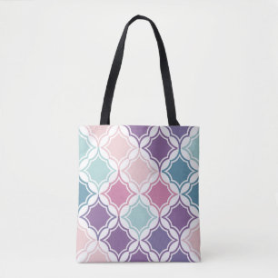 Nahtloses Muster aus pastellfarbenen geometrischen Tasche