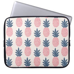 Nahtloses Muster bei Ananas Laptopschutzhülle