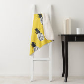 Nahtloses Muster bei Ananas Sherpadecke (Beispiel)