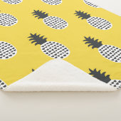 Nahtloses Muster bei Ananas Sherpadecke (3/4)
