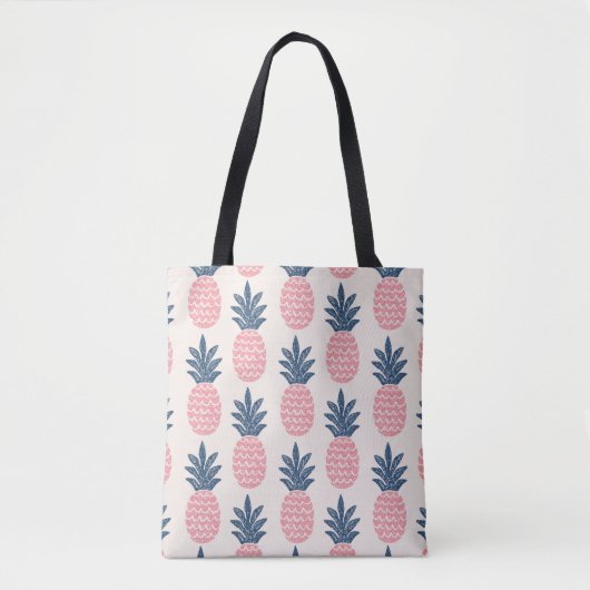 Nahtloses Muster bei Ananas Tasche (Vorderseite)