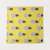 Nahtloses Muster bei Ananas Wandteppich (Vorderseite (Horizontal))