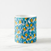 Nahtloses Muster. Blühende Zitrone. Blume Neroli.  Kaffeetasse (Mittel)