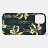 Nahtloses Muster Botanische VARIEGIERTE PFLANZE, L Case-Mate iPhone Hülle (Rückseite (Horizontal))