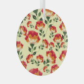 Nahtloses Muster, bunte Blume. Ornament Aus Glas (Vorderseite Rechts)
