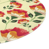 Nahtloses Muster, bunte Blume. Schneidebrett (Ecke)