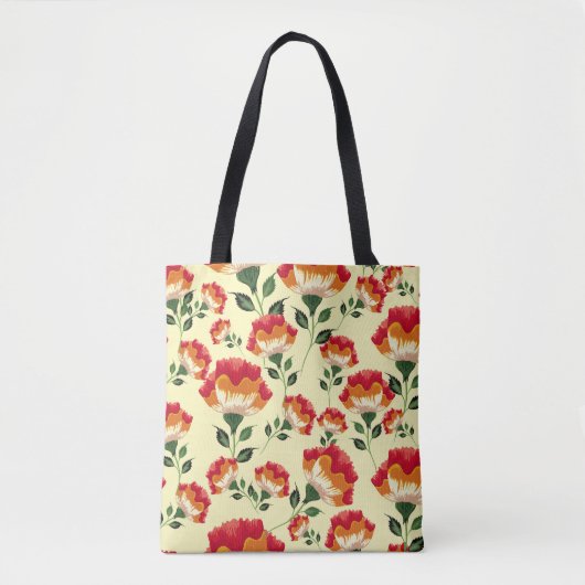 Nahtloses Muster, bunte Blume. Tasche (Vorderseite)