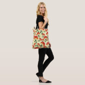 Nahtloses Muster, bunte Blume. Tasche (Am Model)