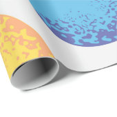 Nahtloses Muster bunter Ostereier auf weiß  Geschenkpapier (Rolleneckpunkt)