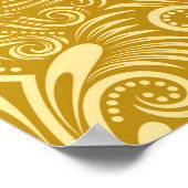 Nahtloses Muster, das den Hintergrund wiederholt. Poster (Ecke)