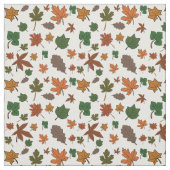 Nahtloses Muster der Herbstlaube in der Luft Stoff (Muster)