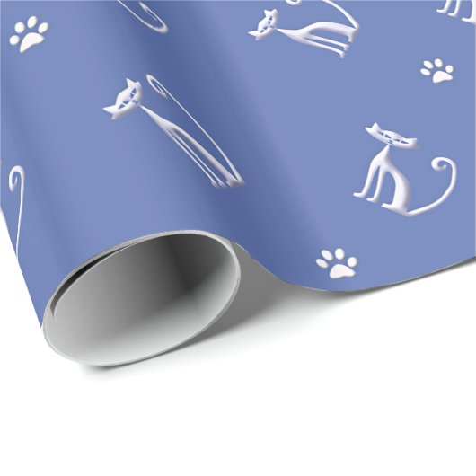 nahtloses Muster der Katze Geschenkpapier (Rolleneckpunkt)