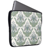 Nahtloses Muster der klassischen Blumenstaube Laptopschutzhülle (Vorne Rechts)