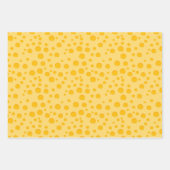 Nahtloses Muster der Olivenzweige auf einem grünen Geschenkpapier Set (Vorderseite 2)