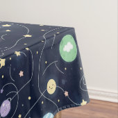 Nahtloses Muster der Planeten des Sonnensystems Tischdecke (Beispiel)