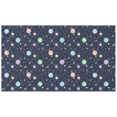 Nahtloses Muster der Planeten des Sonnensystems Tischdecke (Vorderseite (Horizontal))