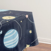 Nahtloses Muster der Planeten des Sonnensystems Tischdecke (Beispiel)