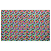 Nahtloses Muster der Retro Blumen gefärbt Stoff (Yard (91,4 cm))