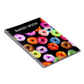 Nahtloses Muster der Schaumgummiringe + Ihr Notizblock (Rechte Seite)