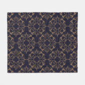 Nahtloses Muster der Zierdampf Fleecedecke (Vorderseite (Horizontal))