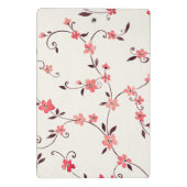 Nahtloses Muster des Aquarells mit angeredetem Mini Klemmbrett (Rückseite)