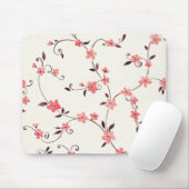 Nahtloses Muster des Aquarells mit angeredetem Mousepad (Mit Mouse)