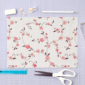 Nahtloses Muster des Aquarells mit angeredetem Seidenpapier (Handwerk)