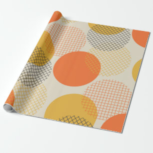 Nahtloses Muster des geometrischen Kreises Geschenkpapier