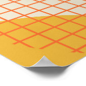 Nahtloses Muster des geometrischen Kreises Poster (Ecke)