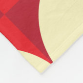 Nahtloses Muster des Pops und farbenfroher Abstrak Fleecedecke (Ecke)