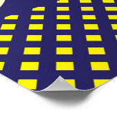 Nahtloses Muster des Pops und farbenfroher Abstrak Poster (Ecke)