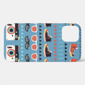 Nahtloses Muster des Retro-Hipsters Case-Mate iPhone Hülle (Rückseite (Horizontal))