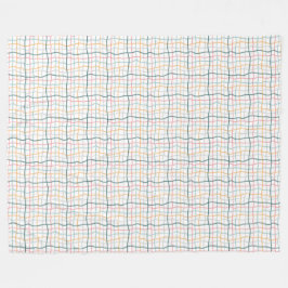 Nahtloses Muster durch Doodle-Linien Fleecedecke