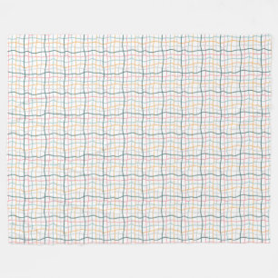 Nahtloses Muster durch Doodle-Linien Fleecedecke