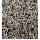 Nahtloses Muster Duschvorhang (Vorderseite)