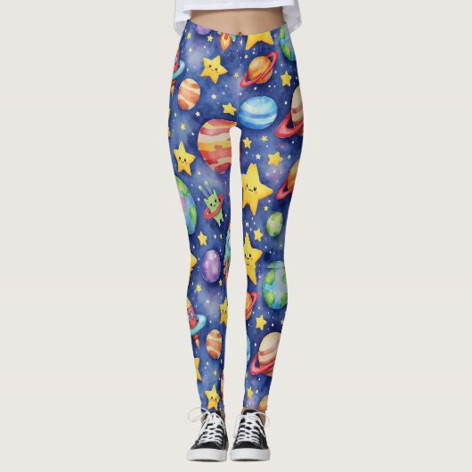 Nahtloses Muster eines Cartoon Leggings (Vorderseite)