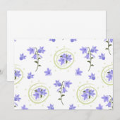 Nahtloses Muster Einladung (Vorne/Hinten)