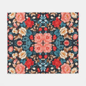 Nahtloses Muster, elegant und zeitlos Fleecedecke (Vorderseite (Horizontal))