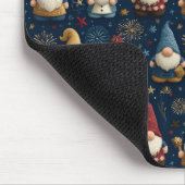 Nahtloses Muster festlicher Gnome Mousepad (Ecke)