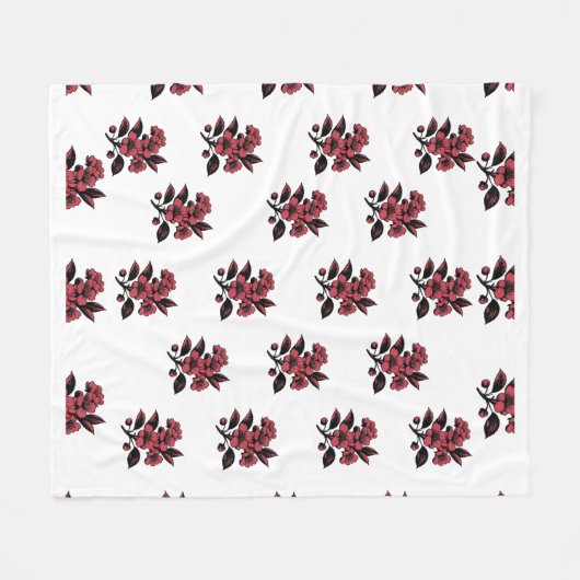 Nahtloses Muster Fleecedecke (Vorderseite (Horizontal))