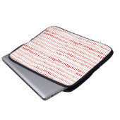 Nahtloses Muster für Wasserfarben Laptopschutzhülle (Vorne Knopf)