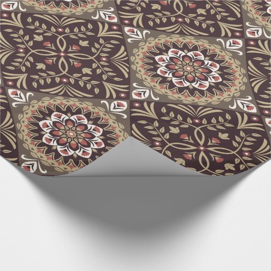 Nahtloses Muster Geschenkpapier (Ecke)