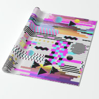 Nahtloses Muster-Glitch-Design. Cyberpunk Digital 