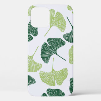 Nahtloses Muster Green Ginkgo Biloba  Case-Mate iPhone Hülle