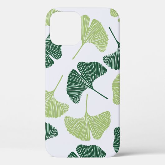 Nahtloses Muster Green Ginkgo Biloba Case-Mate iPhone Hülle (Rückseite)
